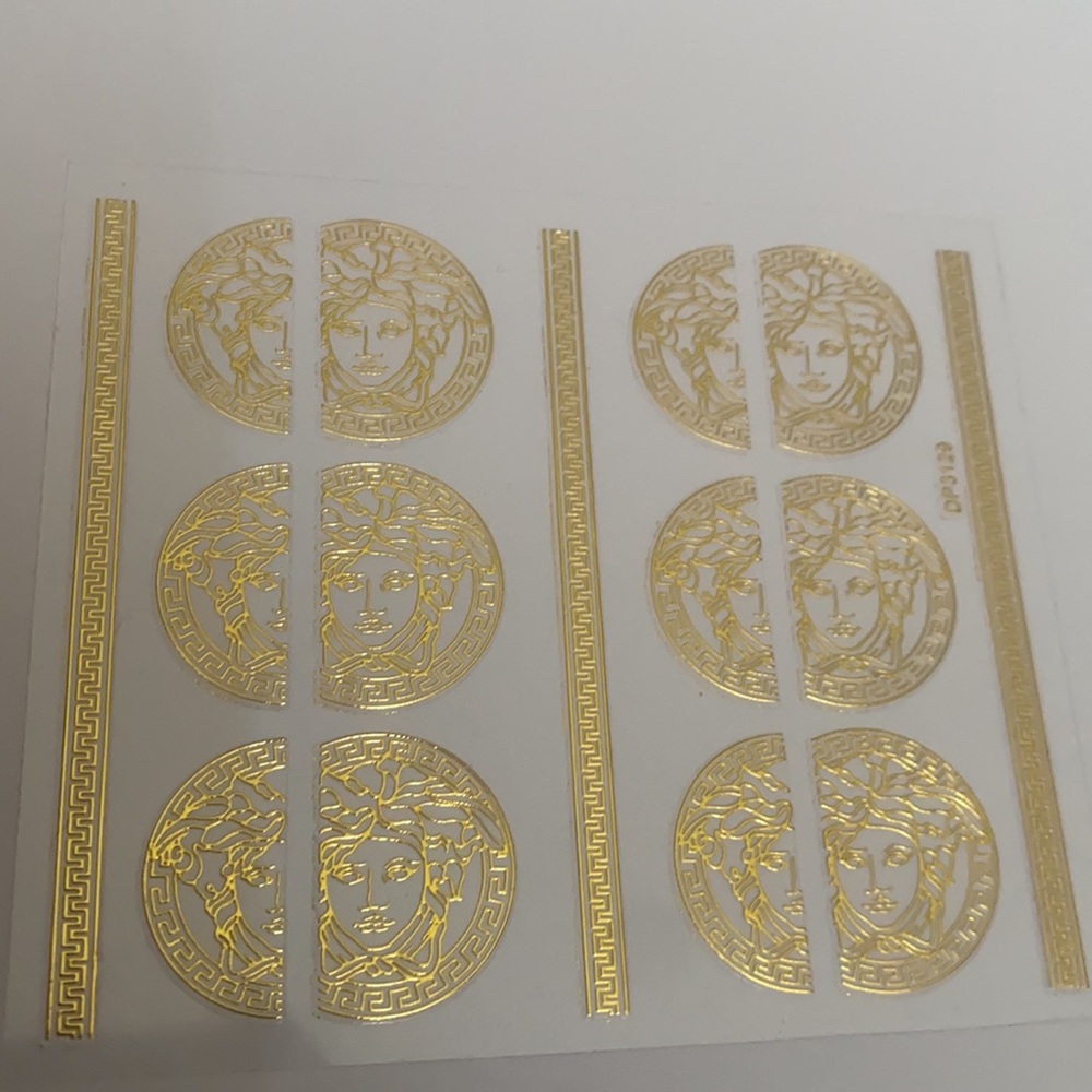 DESIGNER GOLD NAIL STICKERS - Picture 4 of 4